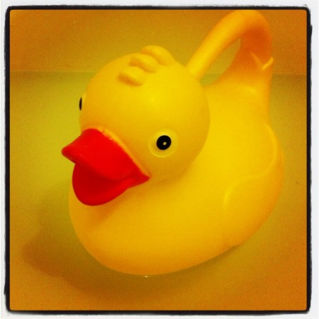 Boo's new bathtime toy!