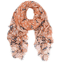 Mulberry Floral Gecko Silk Mix Scarf