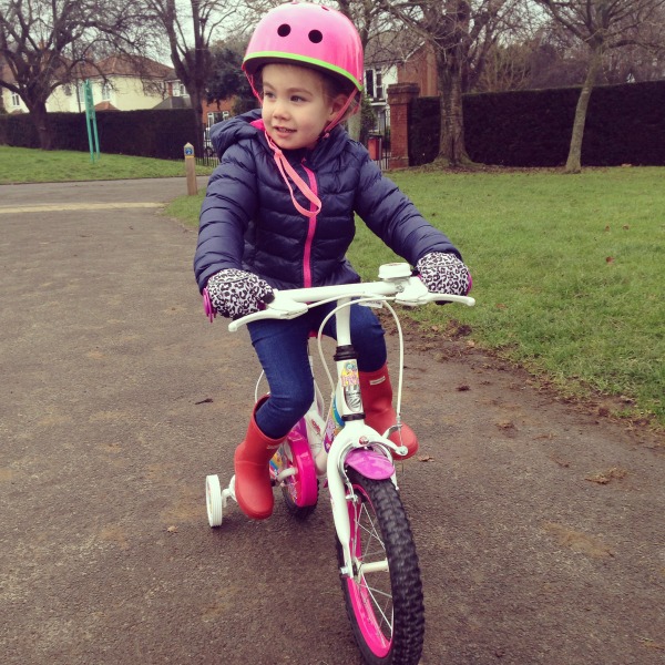 Boo's First Bike Ride January 2015