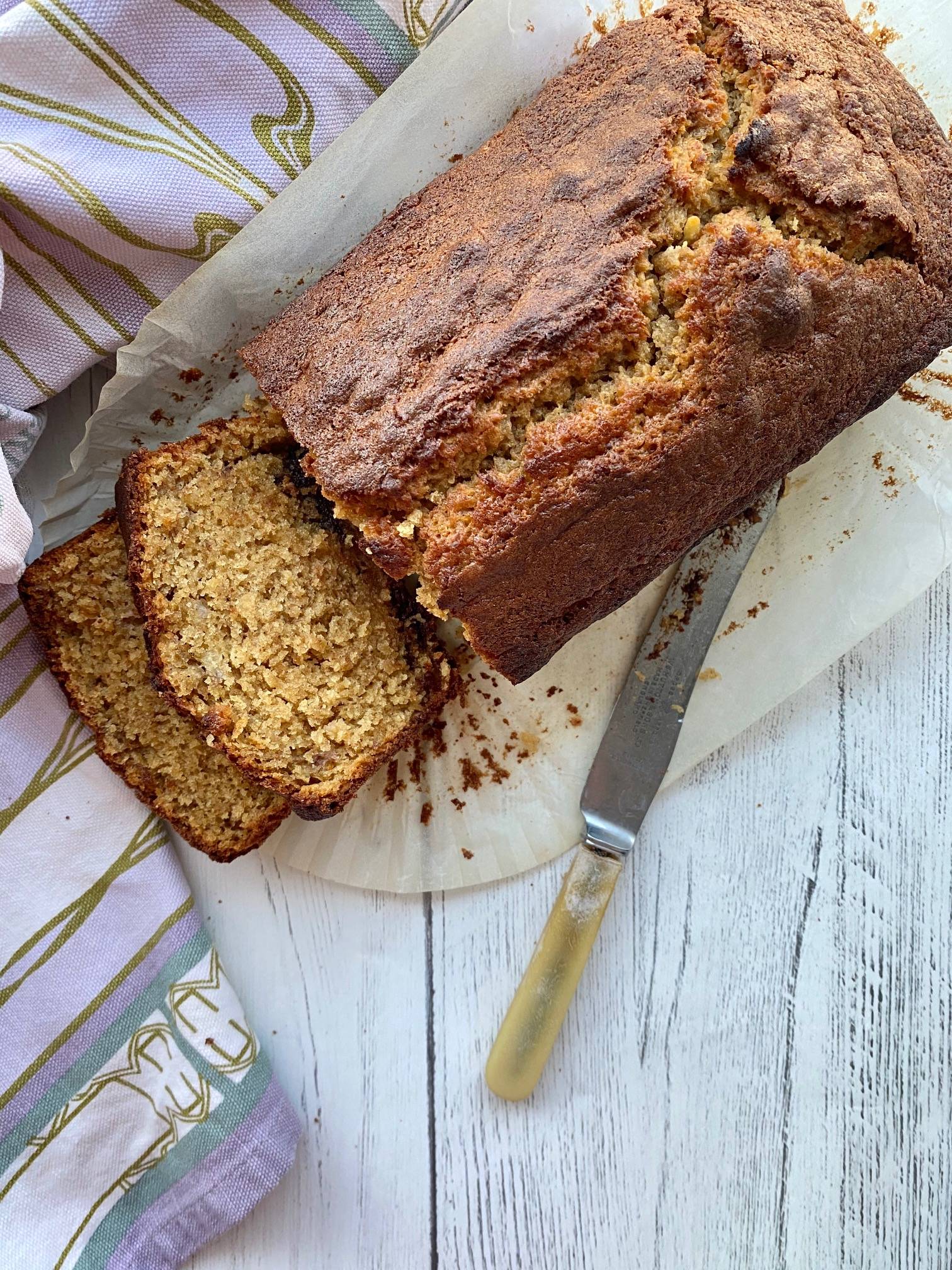 banana and chocolate loaf